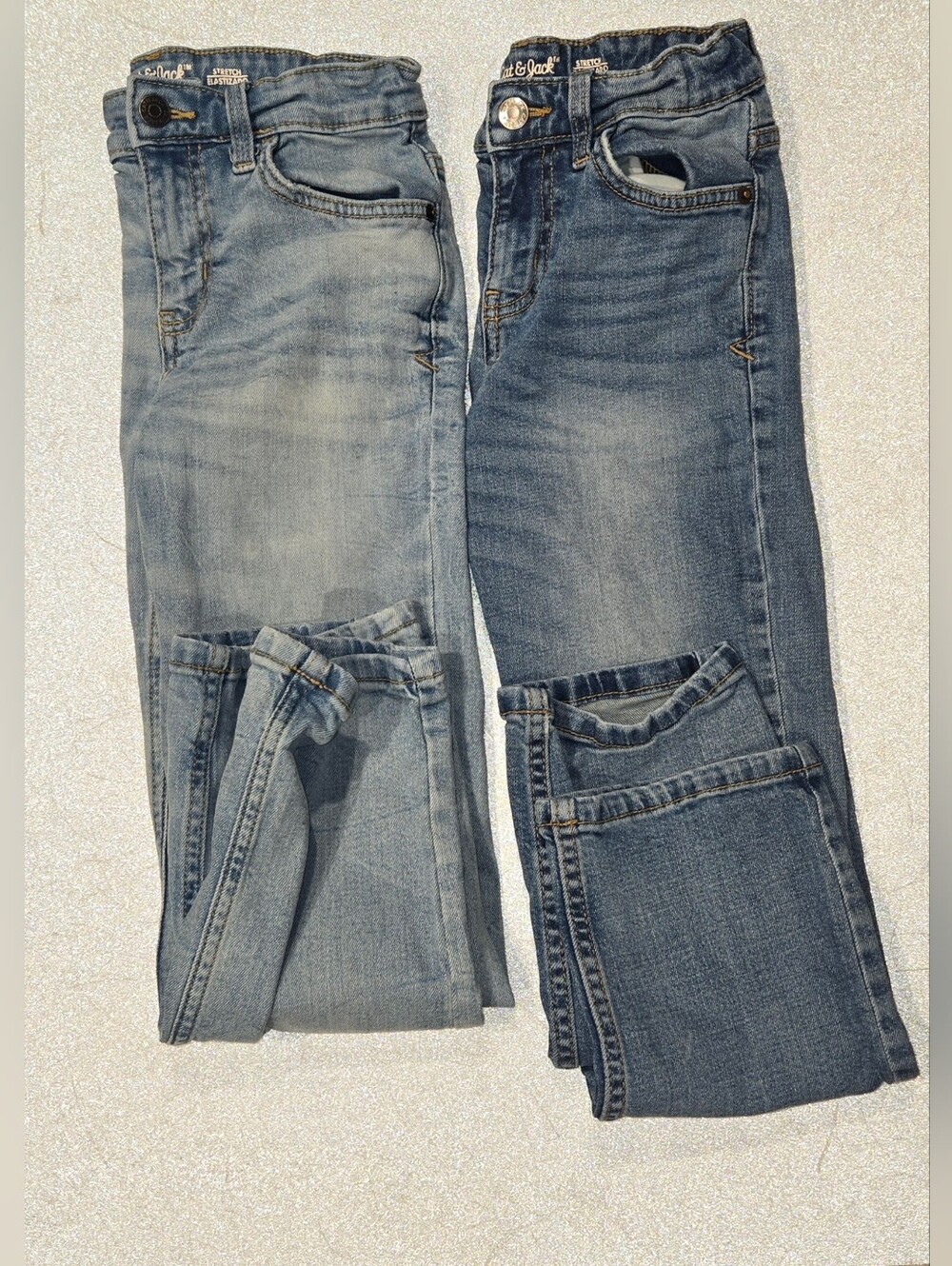 Preowned Good Condition Boys Straight Jeans Bundle Size-7